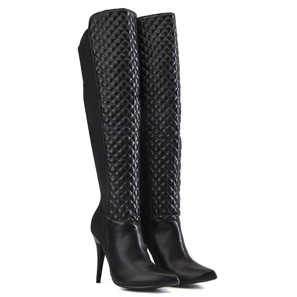 NIB***ANNE MICHELLE WOMEN'S KNEE-HIGH BOOT LONESTAR-34
Women – Black Pu - Picture 3 of 12